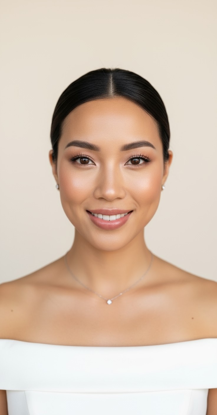 After Sleek Wedding Updo